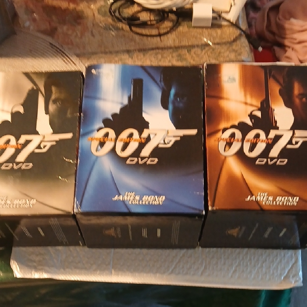 James Bond Special Editions  007 DVD Collection 3 Box Sets 20 DVD 'S